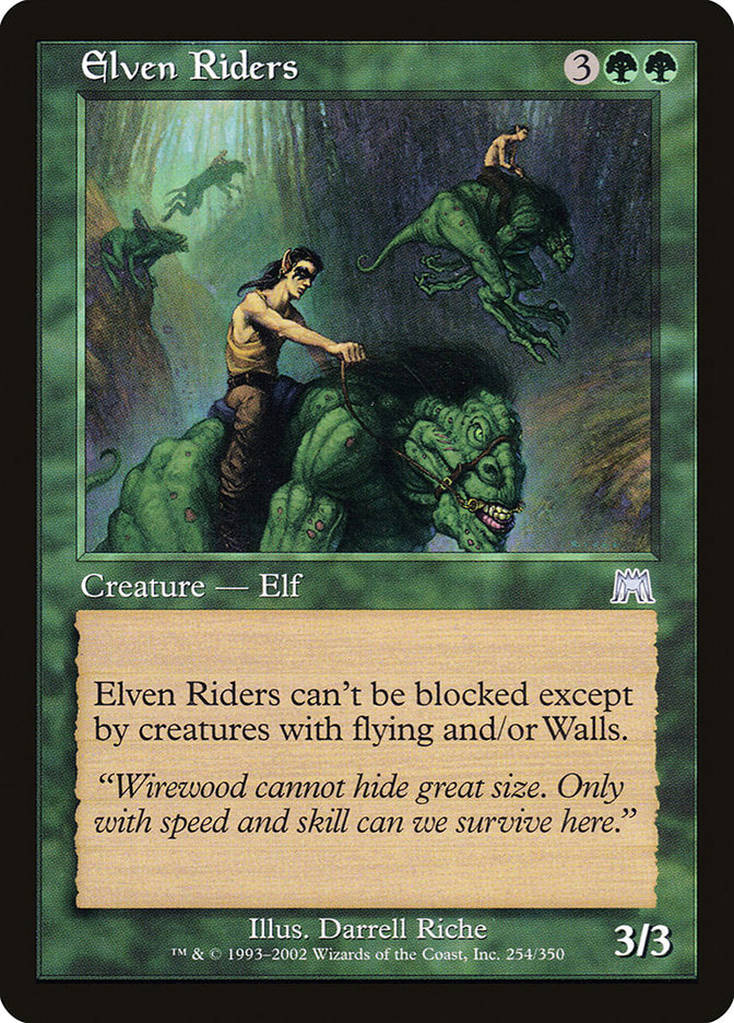 Elven Riders [Onslaught] | Jomio and Rueliete's Cards and Comics