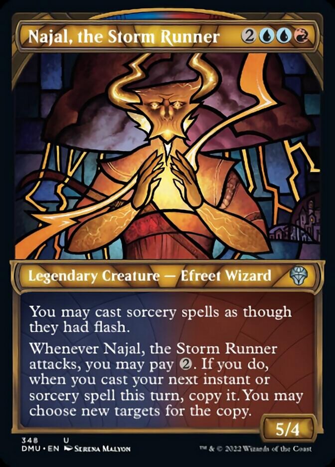 Najal, the Storm Runner (Showcase Textured) [Dominaria United] | Jomio and Rueliete's Cards and Comics