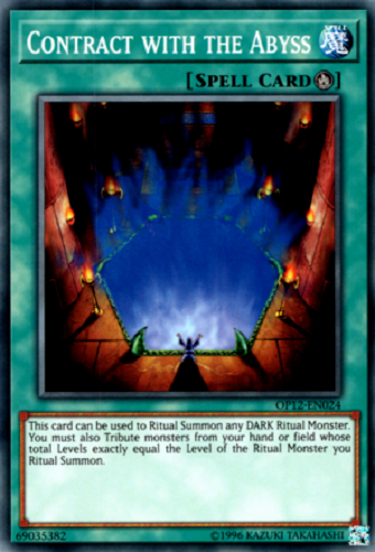 Contract with the Abyss [OP12-EN024] Common | Jomio and Rueliete's Cards and Comics