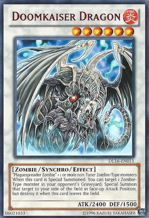Doomkaiser Dragon (Red) [DL16-EN011] Rare | Jomio and Rueliete's Cards and Comics