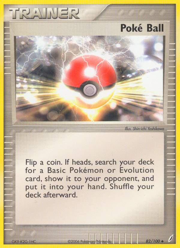 Poke Ball (82/100) [EX: Crystal Guardians] | Jomio and Rueliete's Cards and Comics