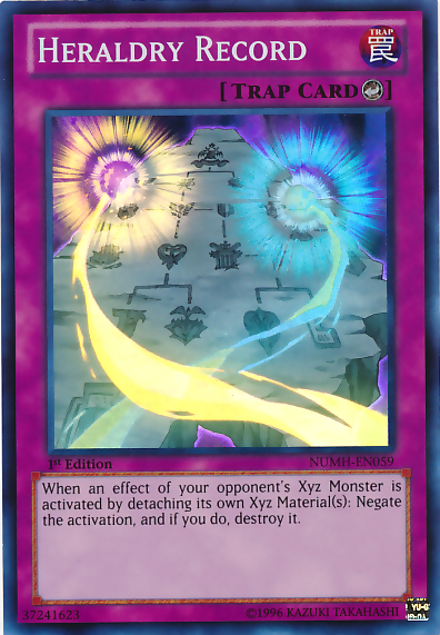 Heraldry Record [NUMH-EN059] Super Rare | Jomio and Rueliete's Cards and Comics