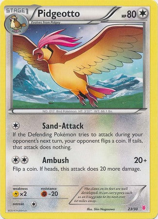 Pidgeotto (23/30) [XY: Trainer Kit 1 - Wigglytuff] | Jomio and Rueliete's Cards and Comics
