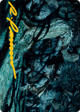 Unnatural Moonrise Art Card (Gold-Stamped Signature) [Innistrad: Midnight Hunt Art Series] | Jomio and Rueliete's Cards and Comics