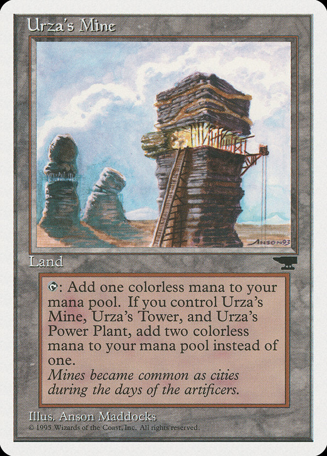 Urza's Mine (Sky Background) [Chronicles] | Jomio and Rueliete's Cards and Comics