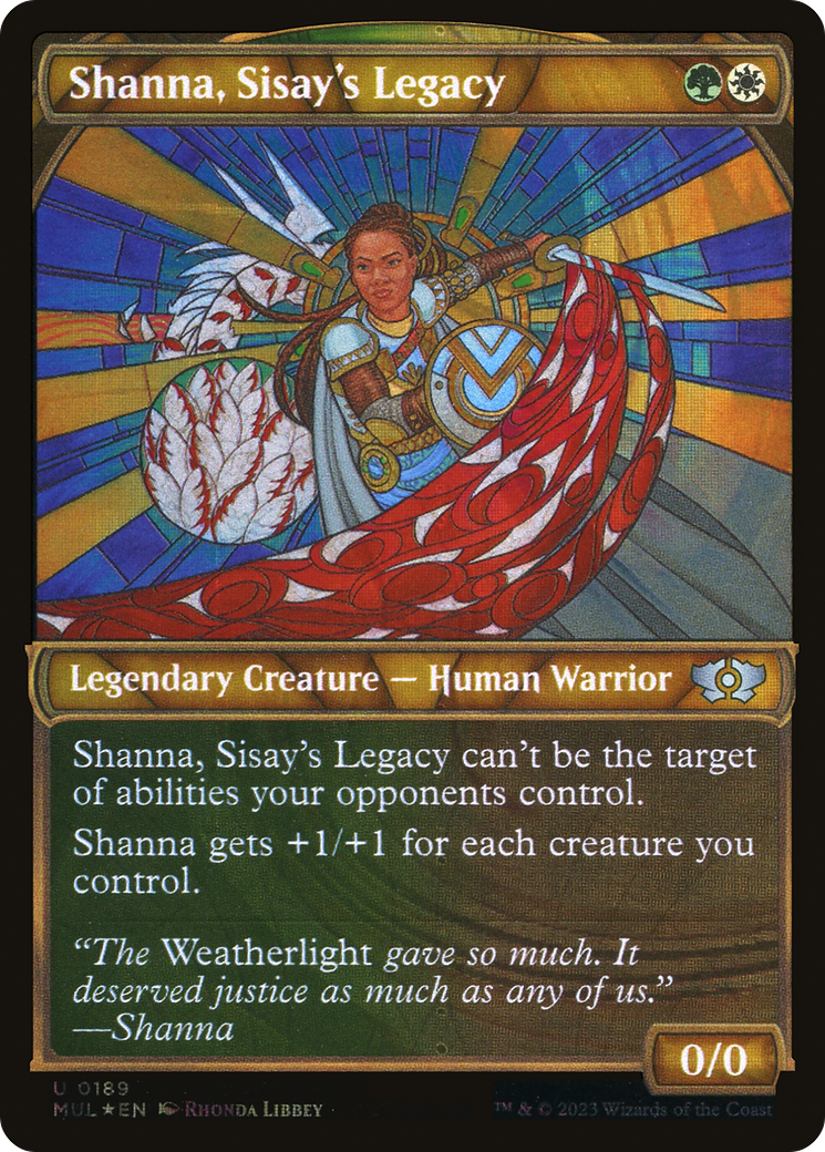Shanna, Sisay's Legacy (Halo Foil) [Multiverse Legends] | Jomio and Rueliete's Cards and Comics