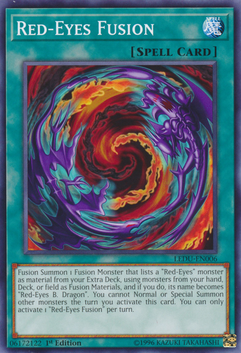 Red-Eyes Fusion [LEDU-EN006] Common | Jomio and Rueliete's Cards and Comics