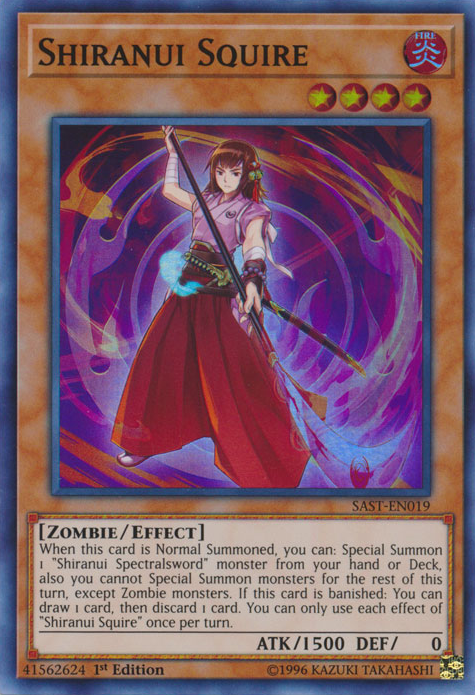 Shiranui Squire [SAST-EN019] Super Rare | Jomio and Rueliete's Cards and Comics