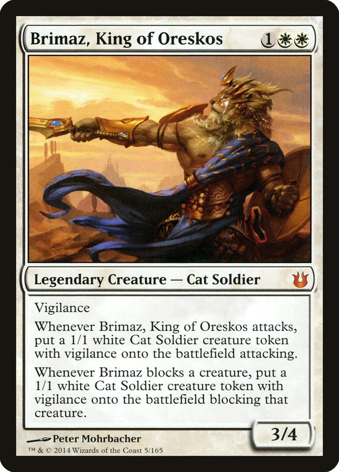 Brimaz, King of Oreskos [Born of the Gods] | Jomio and Rueliete's Cards and Comics
