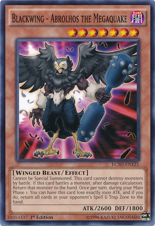 Blackwing - Abrolhos the Megaquake [LC5D-EN125] Common | Jomio and Rueliete's Cards and Comics