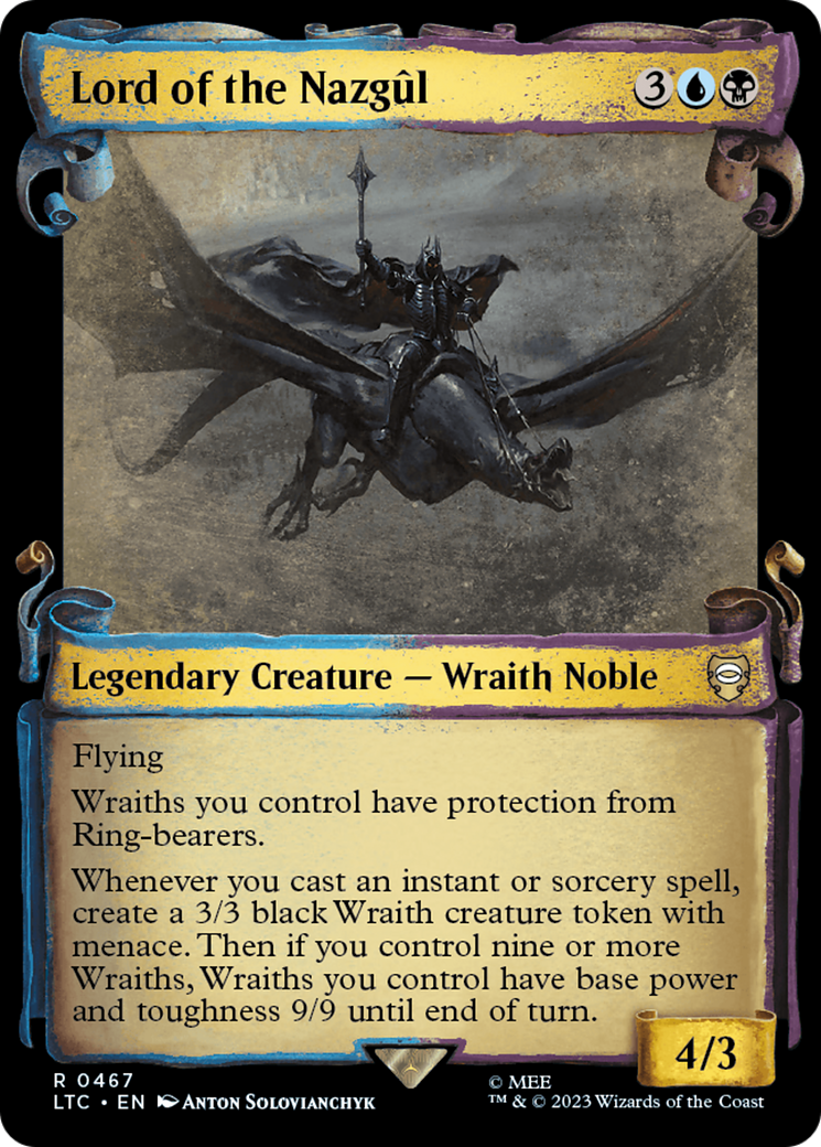 Lord of the Nazgul [The Lord of the Rings: Tales of Middle-Earth Commander Showcase Scrolls] | Jomio and Rueliete's Cards and Comics