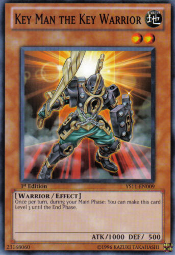 Key Man the Key Warrior [YS11-EN009] Common | Jomio and Rueliete's Cards and Comics