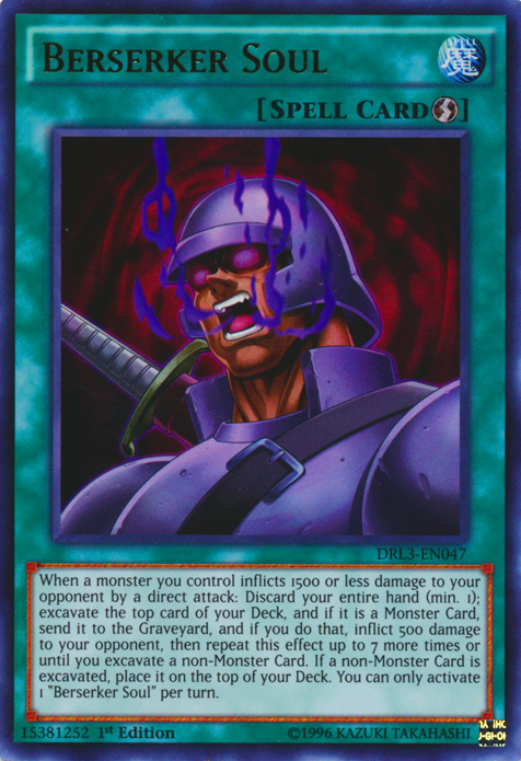 Berserker Soul [DRL3-EN047] Ultra Rare | Jomio and Rueliete's Cards and Comics