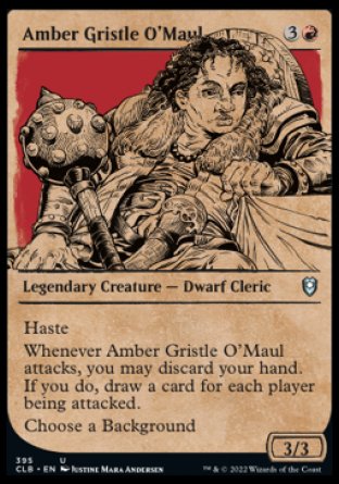 Amber Gristle O'Maul (Showcase) [Commander Legends: Battle for Baldur's Gate] | Jomio and Rueliete's Cards and Comics