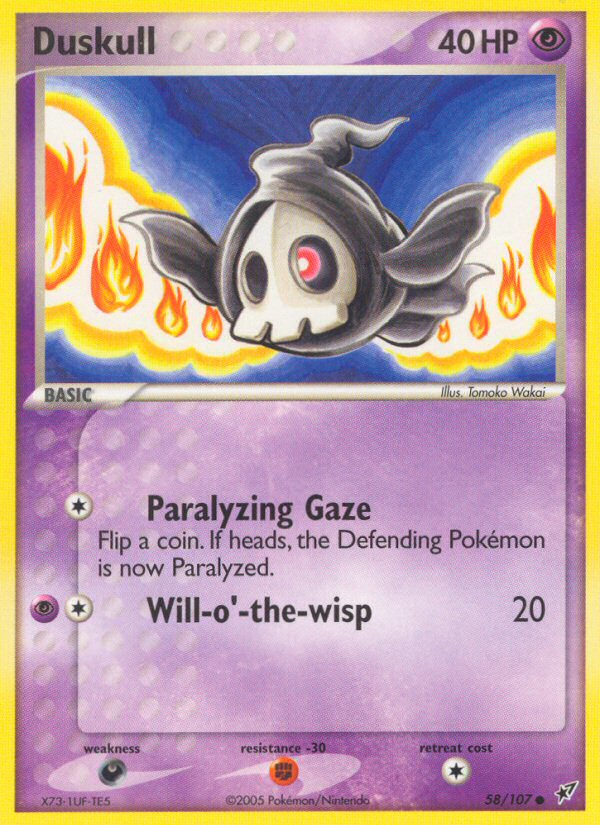 Duskull (58/107) [EX: Deoxys] | Jomio and Rueliete's Cards and Comics