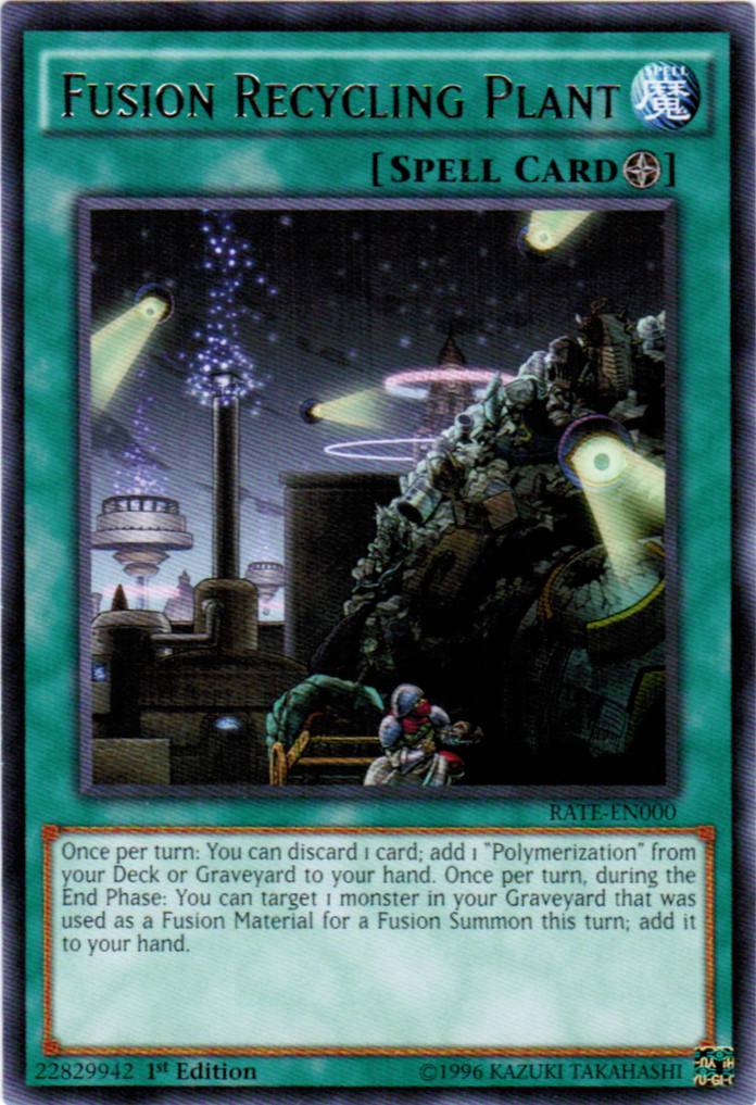 Fusion Recycling Plant [RATE-EN000] Rare | Jomio and Rueliete's Cards and Comics