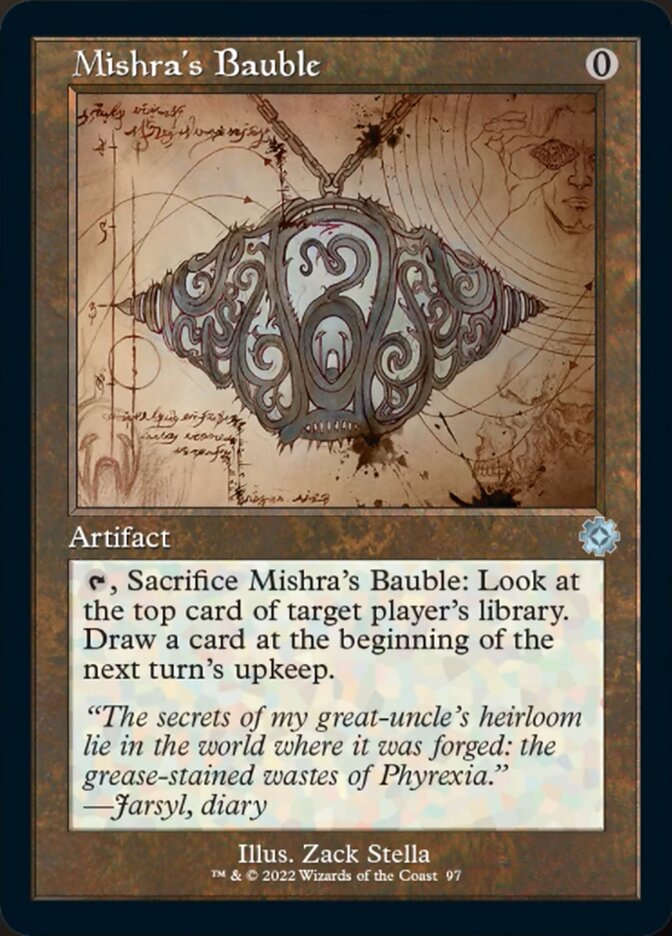 Mishra's Bauble (Retro Schematic) [The Brothers' War Retro Artifacts] | Jomio and Rueliete's Cards and Comics