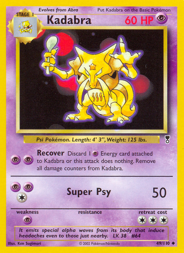 Kadabra (49/110) [Legendary Collection] | Jomio and Rueliete's Cards and Comics