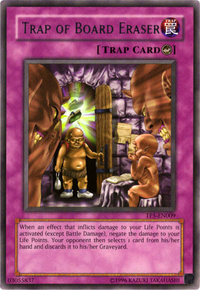 Trap of Board Eraser [TP5-EN009] Rare | Jomio and Rueliete's Cards and Comics