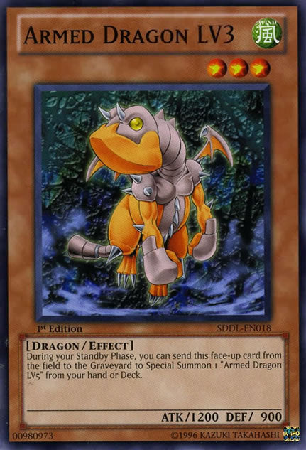 Armed Dragon LV3 [SDDL-EN018] Common | Jomio and Rueliete's Cards and Comics