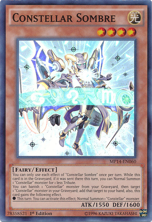 Constellar Sombre [MP14-EN060] Super Rare | Jomio and Rueliete's Cards and Comics