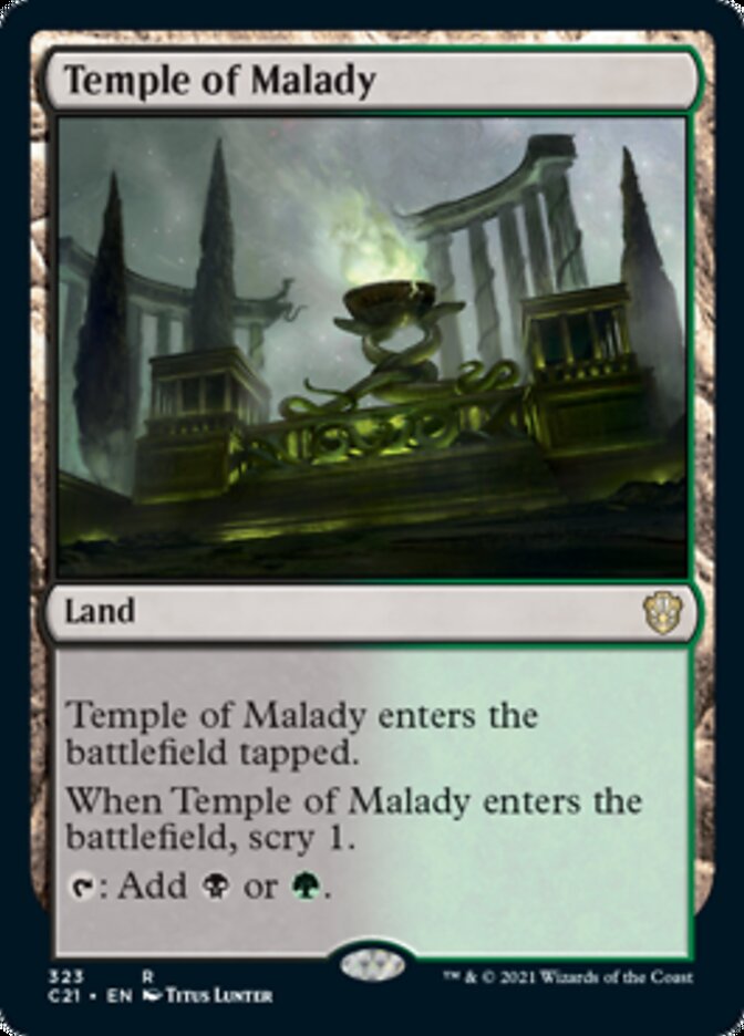 Temple of Malady [Commander 2021] | Jomio and Rueliete's Cards and Comics