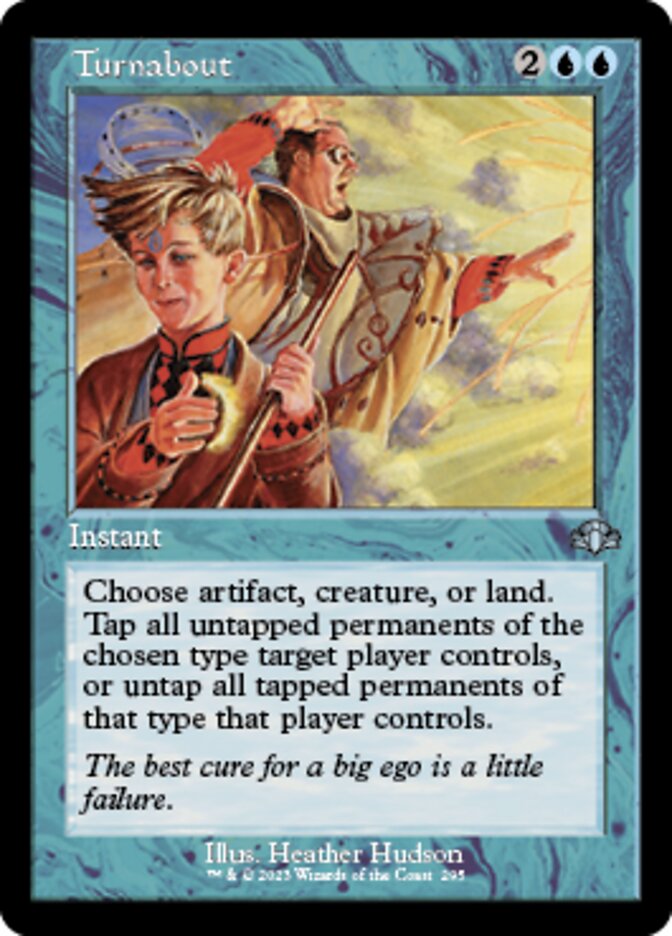 Turnabout (Retro) [Dominaria Remastered] | Jomio and Rueliete's Cards and Comics