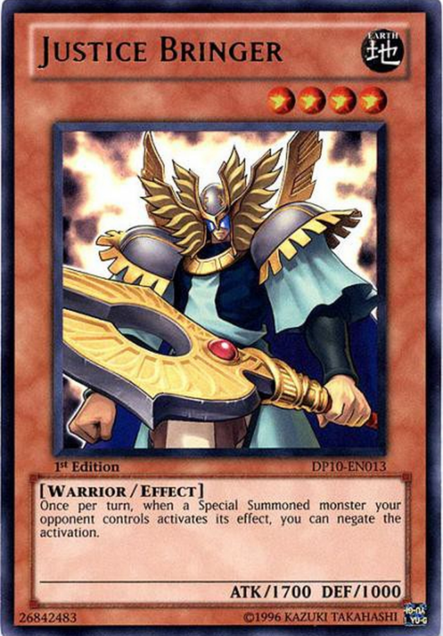 Justice Bringer [DP10-EN013] Ultra Rare | Jomio and Rueliete's Cards and Comics
