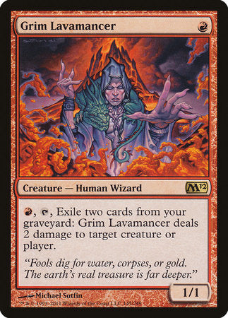 Grim Lavamancer [Magic 2012] | Jomio and Rueliete's Cards and Comics