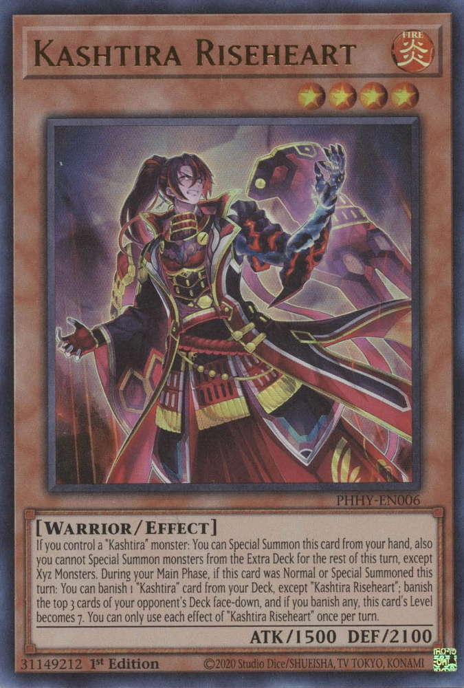 Kashtira Riseheart [PHHY-EN006] Ultra Rare | Jomio and Rueliete's Cards and Comics