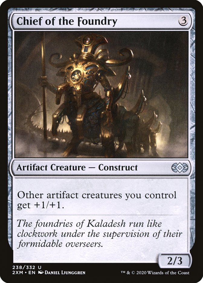 Chief of the Foundry [Double Masters] | Jomio and Rueliete's Cards and Comics