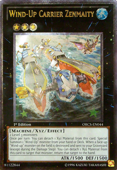 Wind-Up Carrier Zenmaity (UTR) [ORCS-EN044] Ultimate Rare | Jomio and Rueliete's Cards and Comics