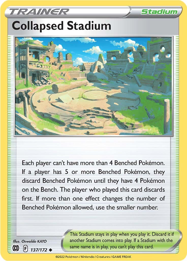 Collapsed Stadium (137/172) [Sword & Shield: Brilliant Stars] | Jomio and Rueliete's Cards and Comics