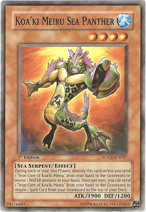 Koa'ki Meiru Sea Panther [SOVR-EN027] Common | Jomio and Rueliete's Cards and Comics