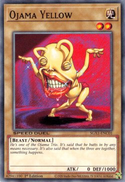 Ojama Yellow [SGX1-ENC01] Common | Jomio and Rueliete's Cards and Comics