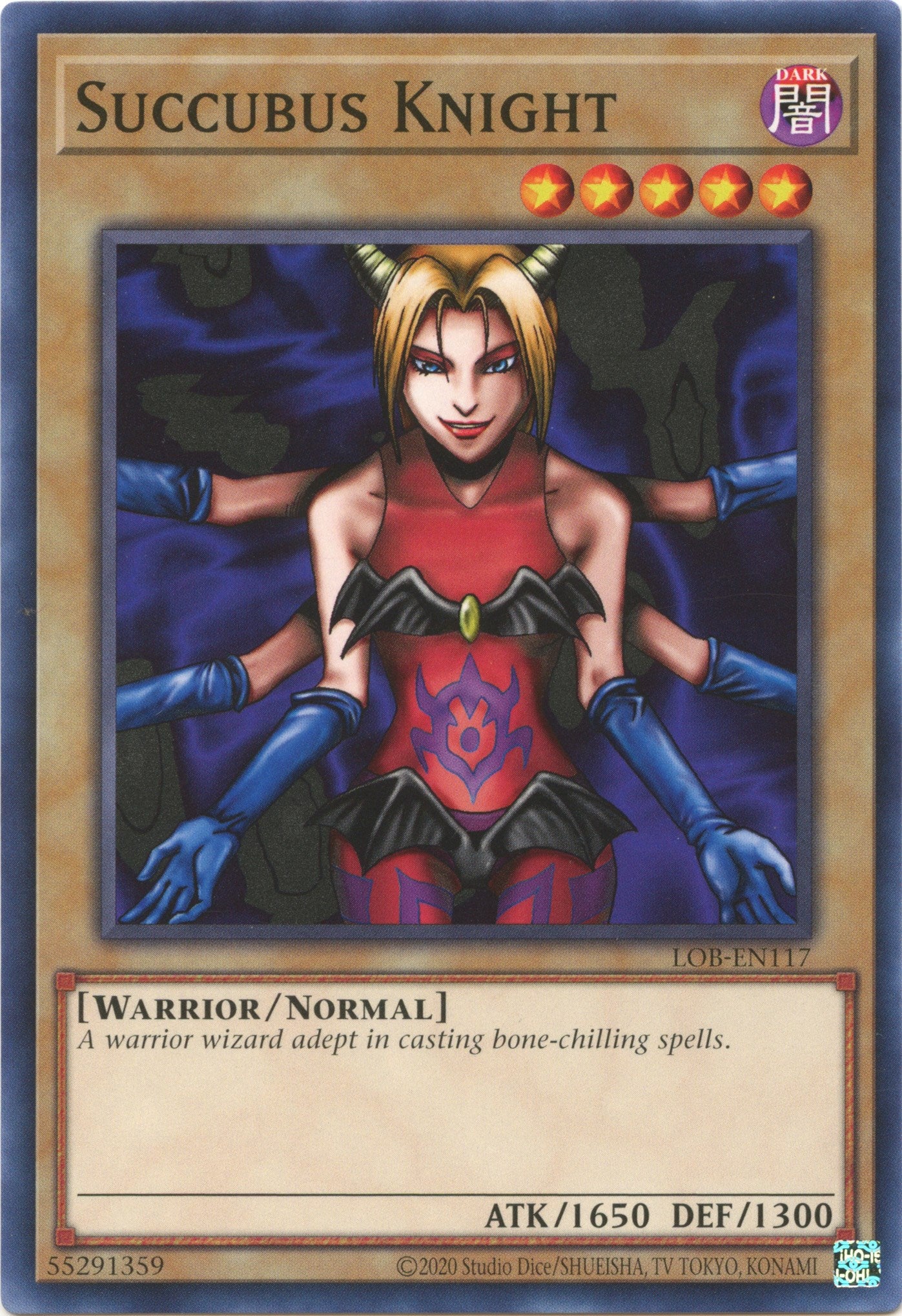 Succubus Knight (25th Anniversary) [LOB-EN117] Common | Jomio and Rueliete's Cards and Comics