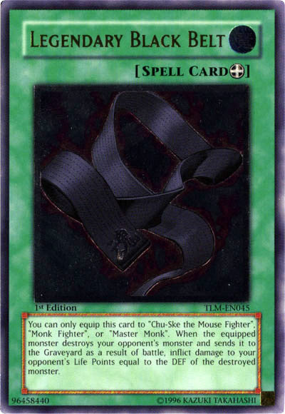 Legendary Black Belt [TLM-EN045] Ultimate Rare | Jomio and Rueliete's Cards and Comics