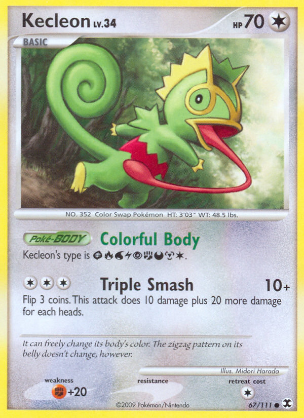 Kecleon (67/111) [Platinum: Rising Rivals] | Jomio and Rueliete's Cards and Comics