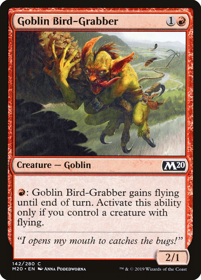 Goblin Bird-Grabber [Core Set 2020] | Jomio and Rueliete's Cards and Comics