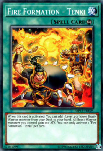 Fire Formation - Tenki [OP12-EN025] Common | Jomio and Rueliete's Cards and Comics