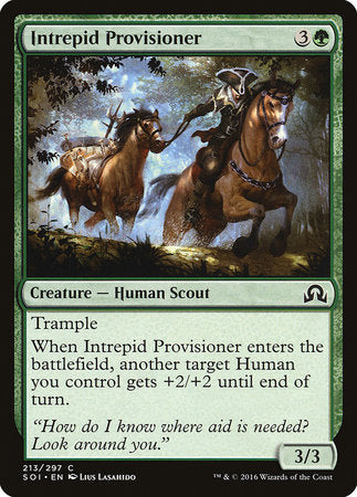 Intrepid Provisioner [Shadows over Innistrad] | Jomio and Rueliete's Cards and Comics