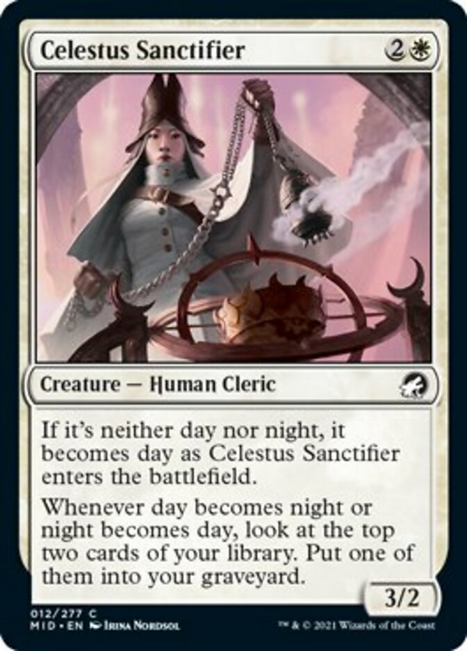 Celestus Sanctifier [Innistrad: Midnight Hunt] | Jomio and Rueliete's Cards and Comics