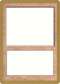 1998 World Championship Blank Card [World Championship Decks 1998] | Jomio and Rueliete's Cards and Comics