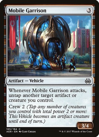 Mobile Garrison [Aether Revolt] | Jomio and Rueliete's Cards and Comics