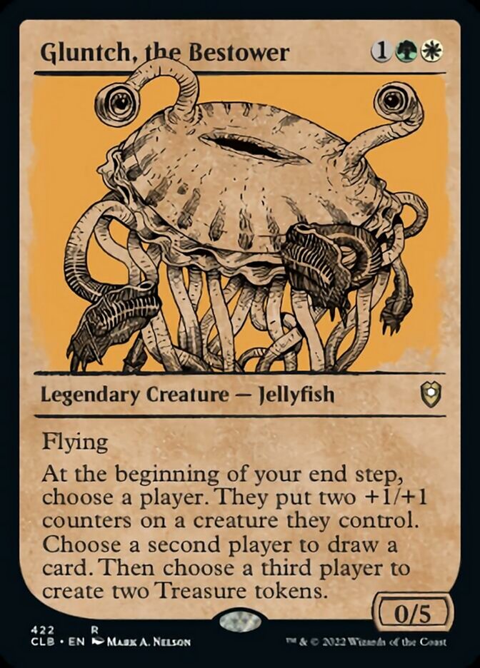 Gluntch, the Bestower (Showcase) [Commander Legends: Battle for Baldur's Gate] | Jomio and Rueliete's Cards and Comics