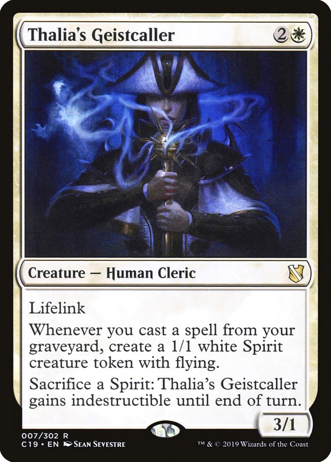 Thalia's Geistcaller [Commander 2019] | Jomio and Rueliete's Cards and Comics