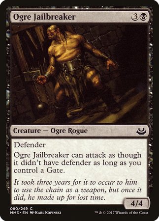 Ogre Jailbreaker [Modern Masters 2017] | Jomio and Rueliete's Cards and Comics