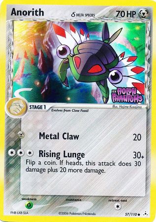 Anorith (57/110) (Delta Species) (Stamped) [EX: Holon Phantoms] | Jomio and Rueliete's Cards and Comics