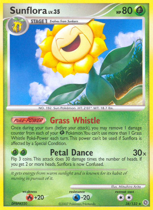 Sunflora (38/132) [Diamond & Pearl: Secret Wonders] | Jomio and Rueliete's Cards and Comics