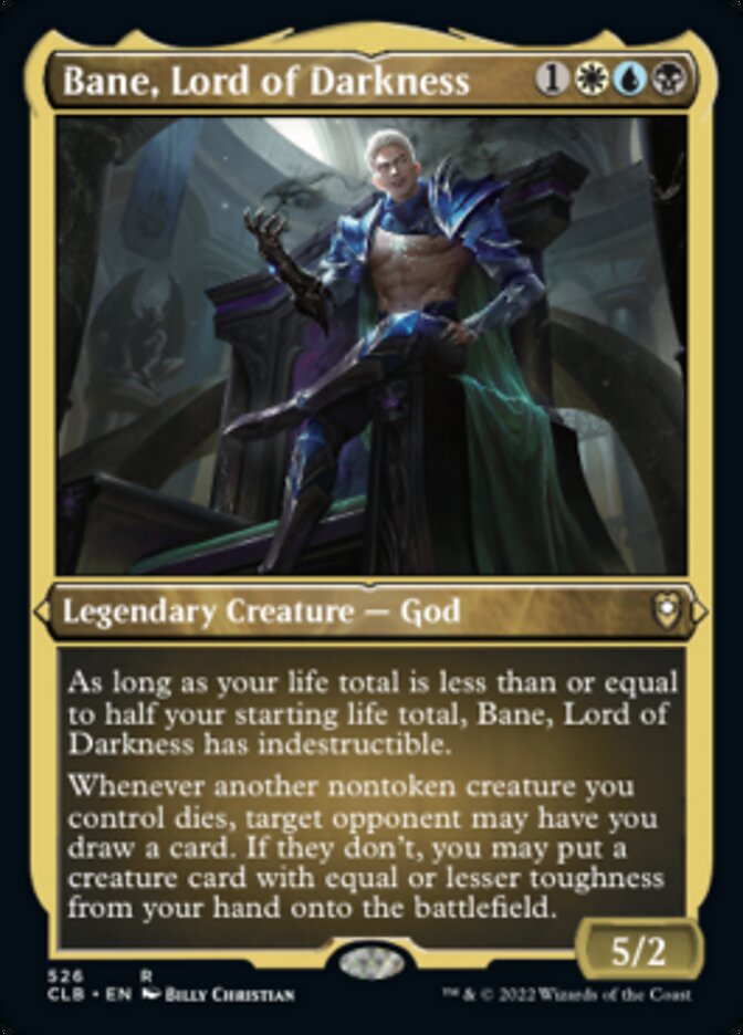 Bane, Lord of Darkness (Foil Etched) [Commander Legends: Battle for Baldur's Gate] | Jomio and Rueliete's Cards and Comics